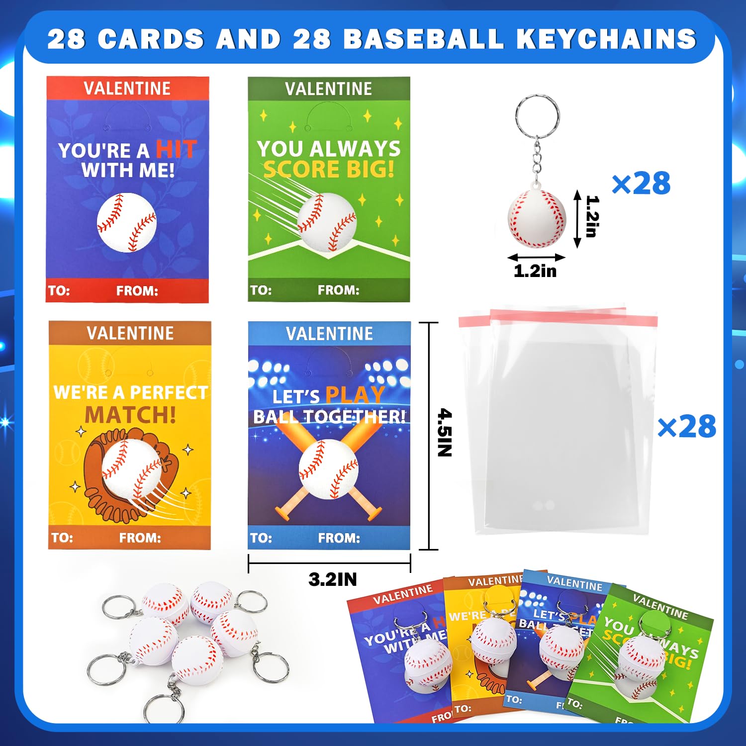 Close-up of Kannove baseball stress ball keychain showing soft PU material and durable design.