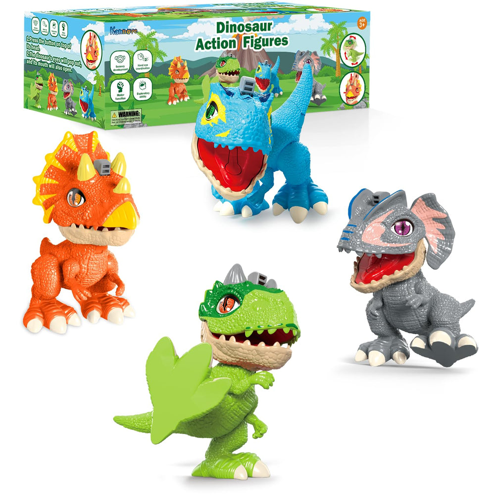 Kannove T-Rex figure with movable joints for dynamic storytelling.