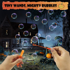 Kannove mini 4.2-inch bubble wands as toddler-friendly party favors.