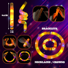 Kannove Orange Glow Sticks glow for Easter parades and festive events.