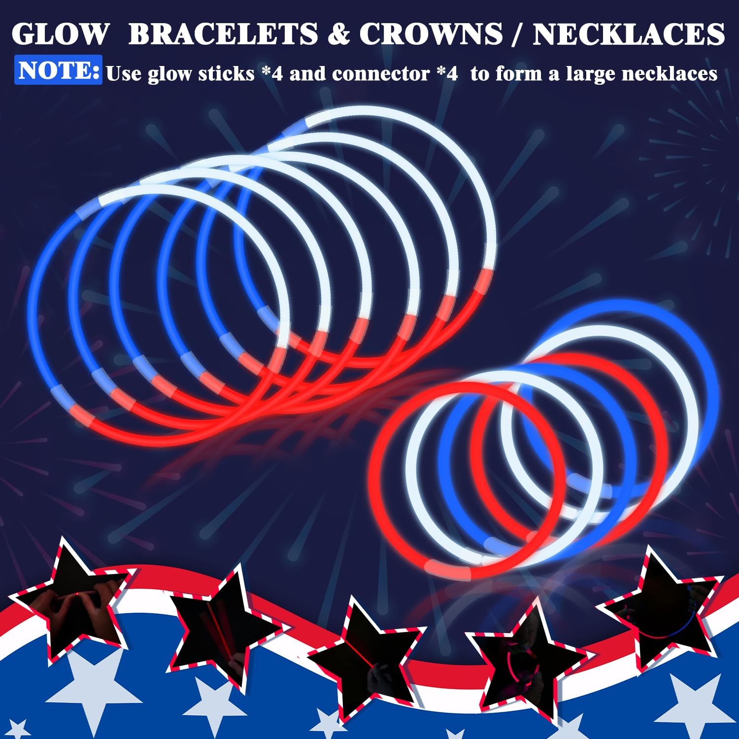 Kannove patriotic decor glow supplies for fall festivals and Veterans Day.