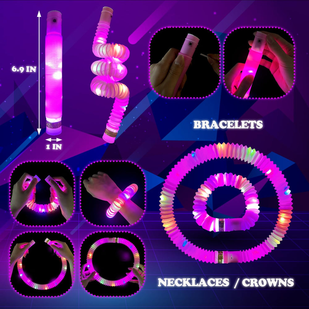 Kannove pink glow sticks provide kid-friendly glow for classrooms and celebrations