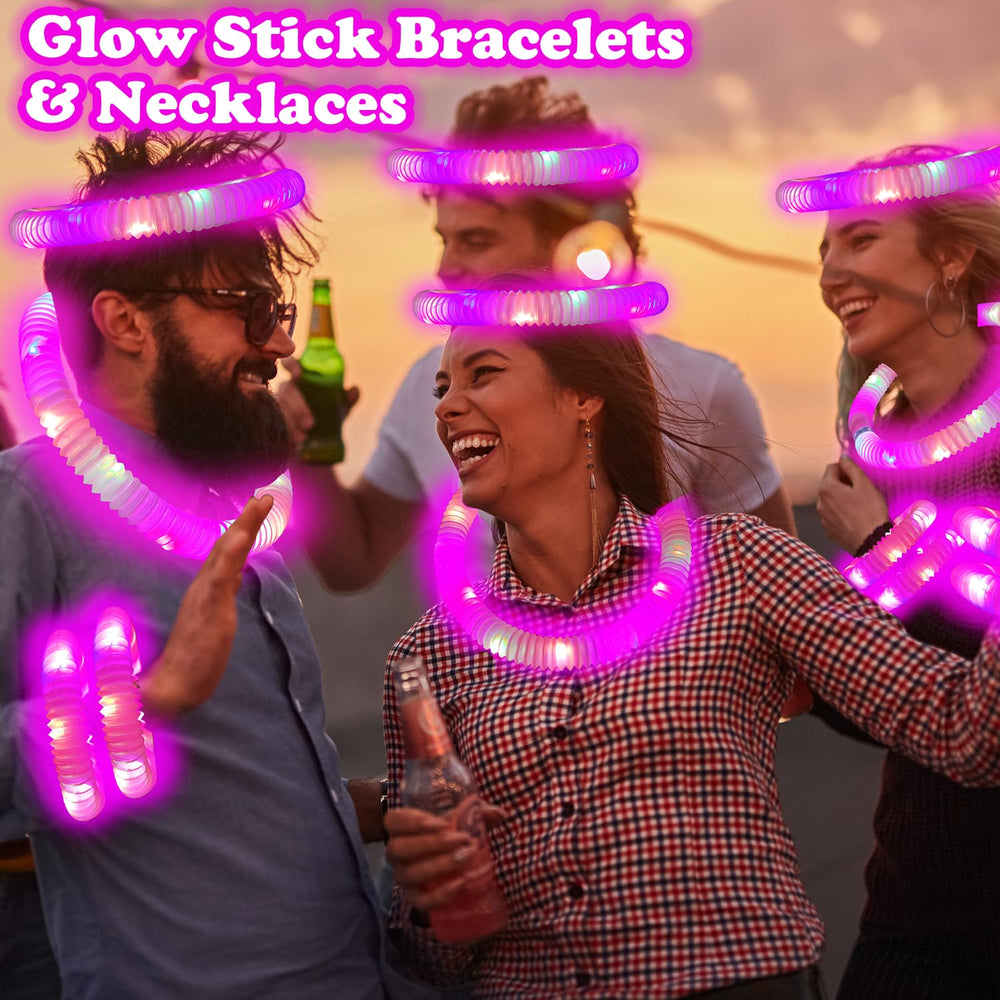Kannove pink glow sticks add vibrant party accessories for any gathering