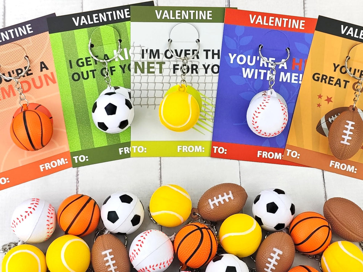 Kannove football stress ball keychain for classroom fun and quick relief