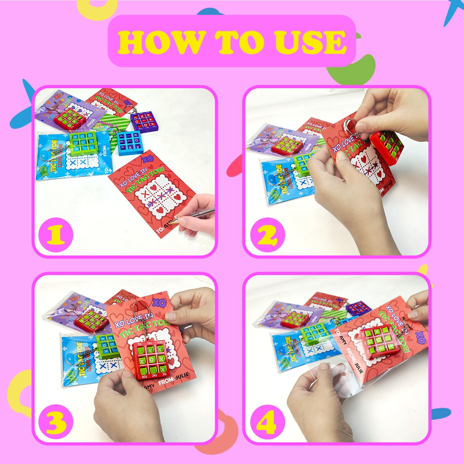 Kannove Valentine’s Day classroom gift pack ideal for small party exchanges.