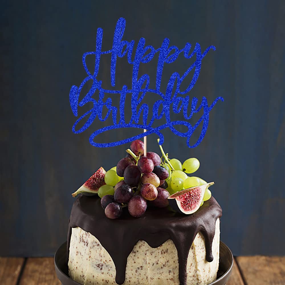 Kaoenla Blue topper sticks included for easy placement on cake.