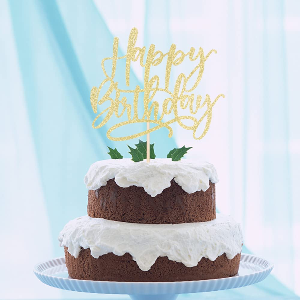 Kaoenla golden cake topper for weddings and anniversaries adds luxury