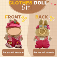 Kapand Labubu jumpsuit fabric texture, colorful and fade-resistant.