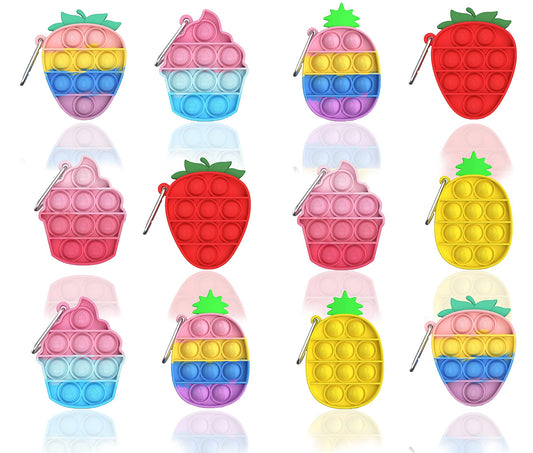 Kapibarasensei strawberry bubble pop toy for portable stress relief.
