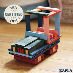 KAPLA Octocolor interior drawer keeps planks tidy and ready.