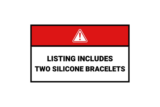 Kappa Alpha Psi silicone bracelet set red two-pack laid out for events and gifts.