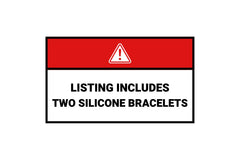 Kappa Alpha Psi silicone bracelet set red two-pack laid out for events and gifts.