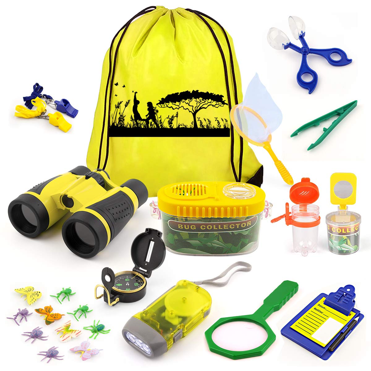 Kaqinu Outdoor Explorer Kit binoculars for curious kids to spot wildlife during adventures