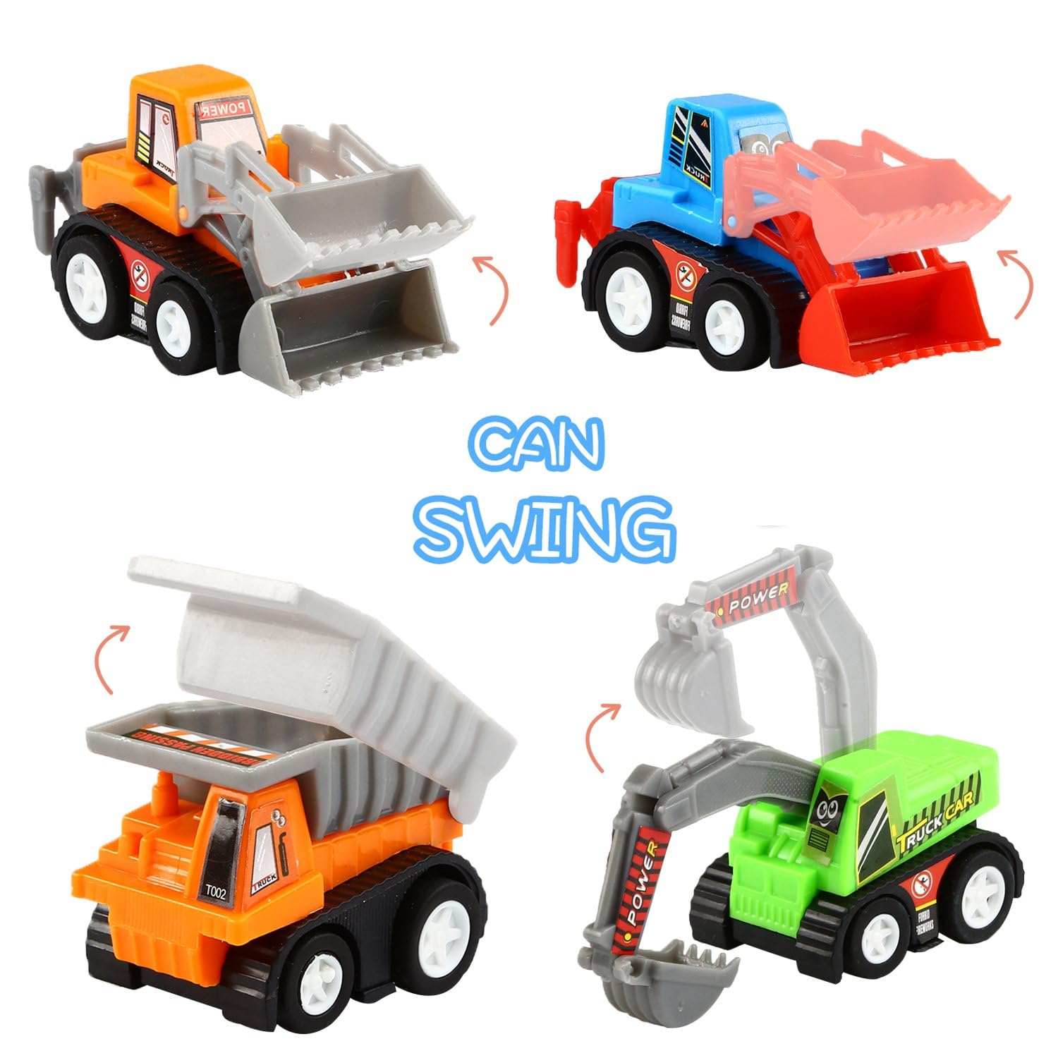 KarberDark construction vehicles playset invites collaborative play and storytelling.