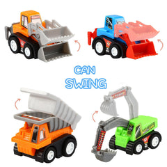 KarberDark construction vehicles playset invites collaborative play and storytelling.