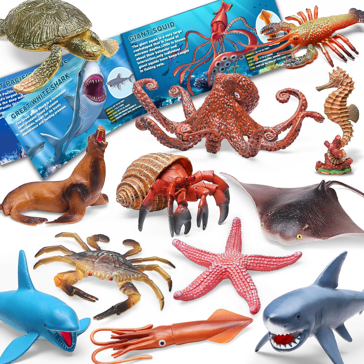 KarberDark giant squid figure, ideal for imaginative play and marine exploration.