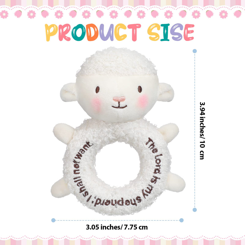 Karenhi lamb plush, perfect baptism or baby shower gift.
