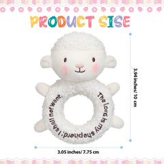 Karenhi lamb plush, perfect baptism or baby shower gift.