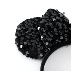 KARETT Mini Mouse Ears Bow Headband, adorable detail for photos and events.