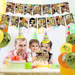 Karg Loud House decor works indoors and outdoors for flexible party setup.