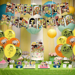 Karg Loud House disposable tableware simplifies cleanup after the party.