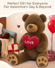 Karister 52-inch teddy bear centerpiece for birthdays and anniversaries
