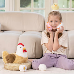 Karister baby chick plush for gentle mischief and playtime