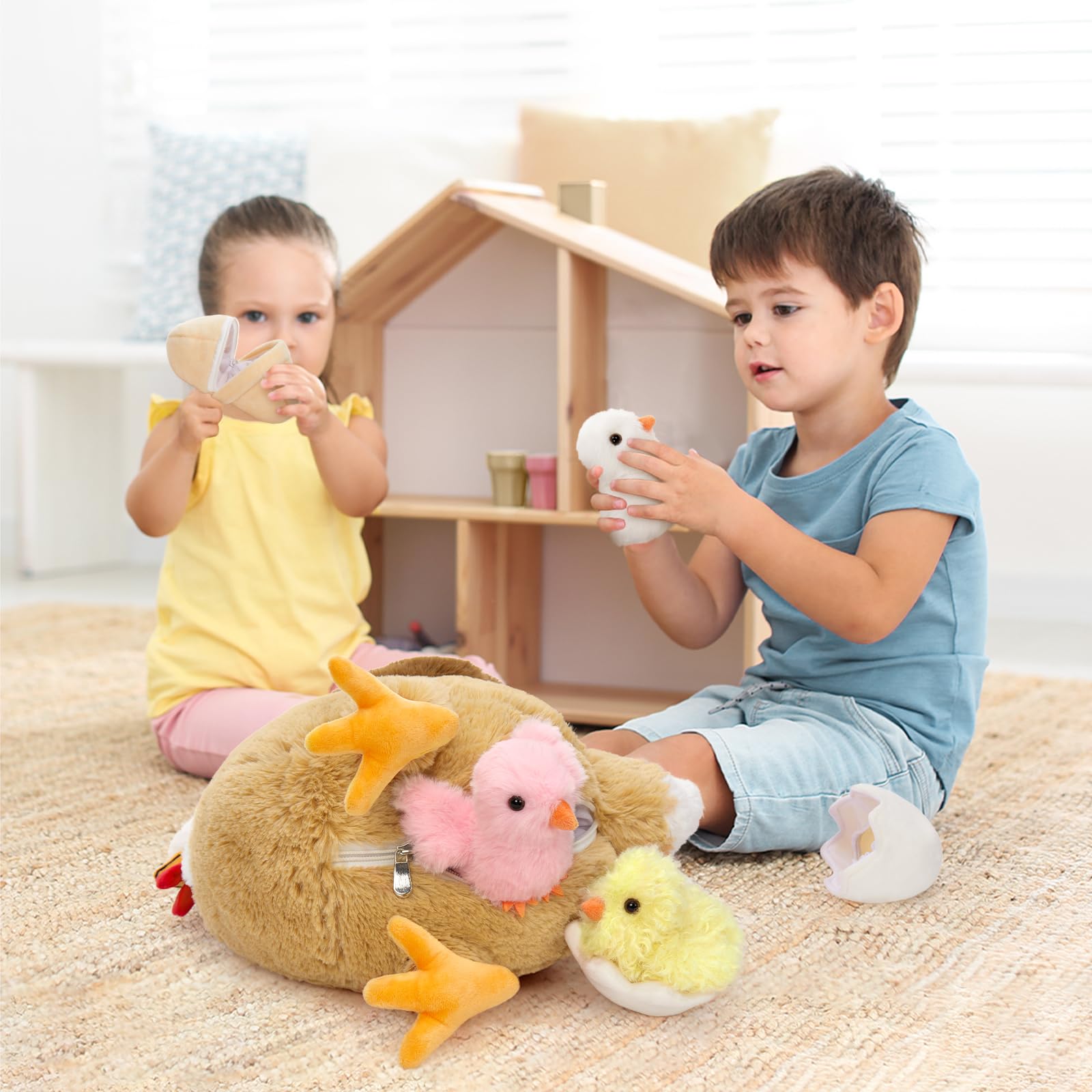 Karister egg-collecting imaginative play sparks farm adventures