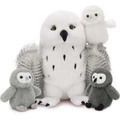 Karister owl plush set mother-owl-18inch cozy bedtime companion and nursery decor.