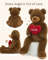 Karister soft plush giant bear for warm hugs and evenings