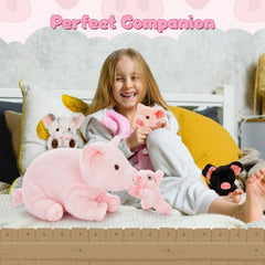 Karister stuffed toy uses safe fabrics and secure eyes.
