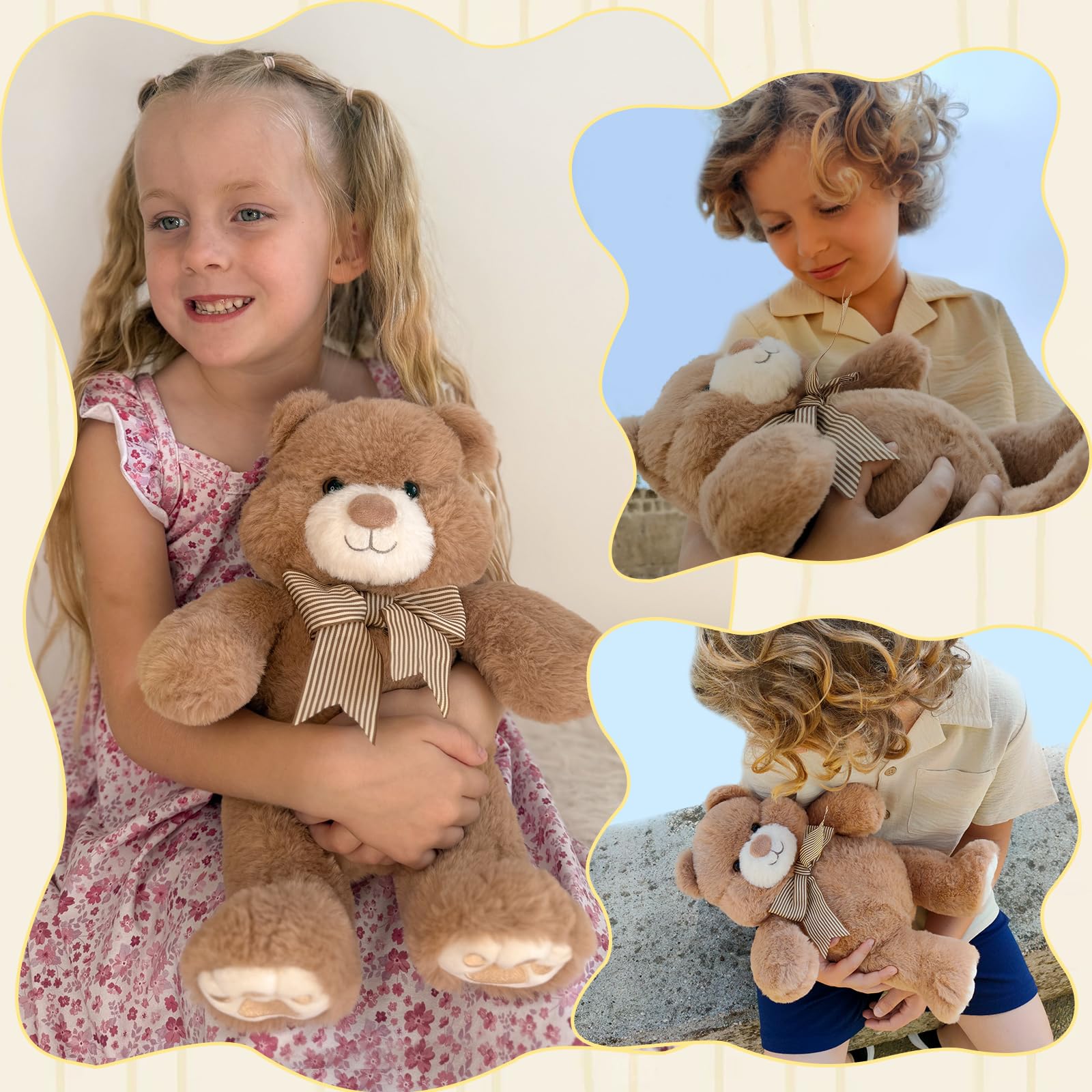 Karister Teddy Bear with a dapper bow tie makes a delightful gift.
