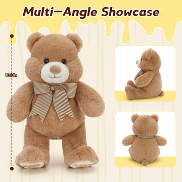 Karister Teddy Bear kid and adult friendly size for versatile use.