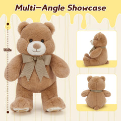 Karister Teddy Bear kid and adult friendly size for versatile use.
