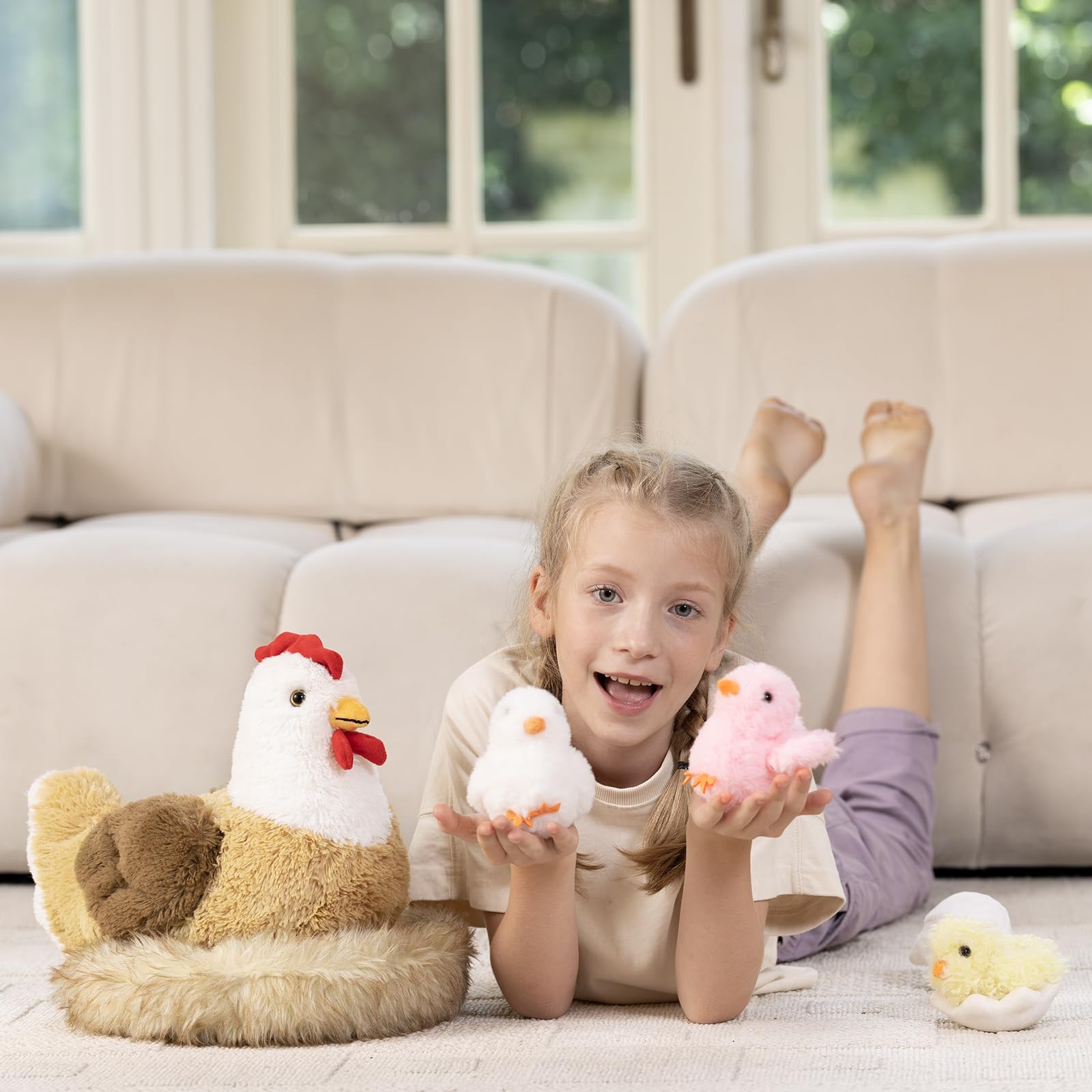 Karister ultra-soft materials plush emphasizes gentle hugs