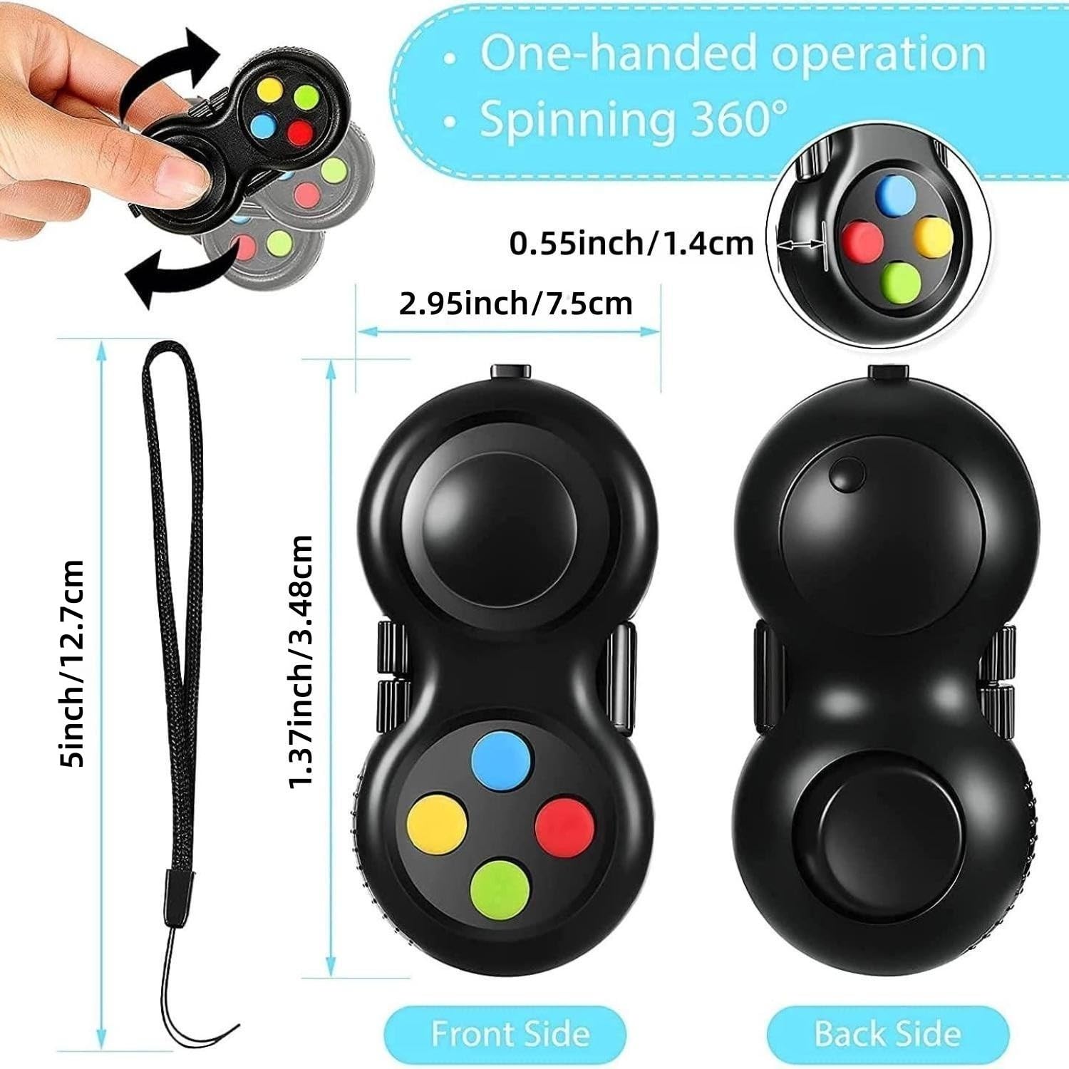 Kasdcvn fidget toys on desk showing focus and quiet break options.