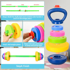 Kasebro ergonomic barbell grips fit small hands for easy lifting