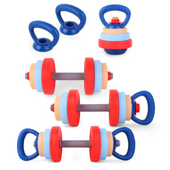 Kasebro kids dumbbells front view for safe pretend play and motor skill practice