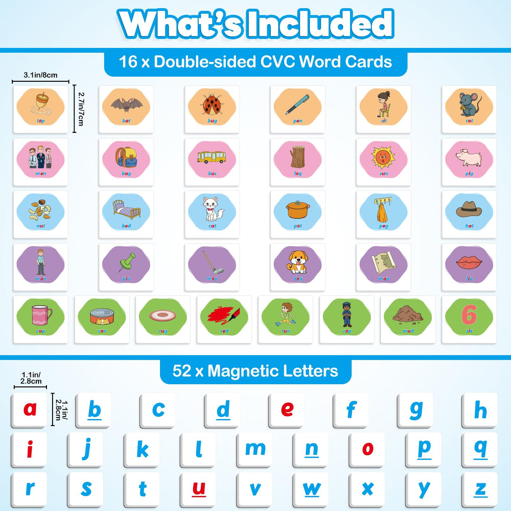 KASFALCI foam magnets are lightweight and safe for classroom or home use.