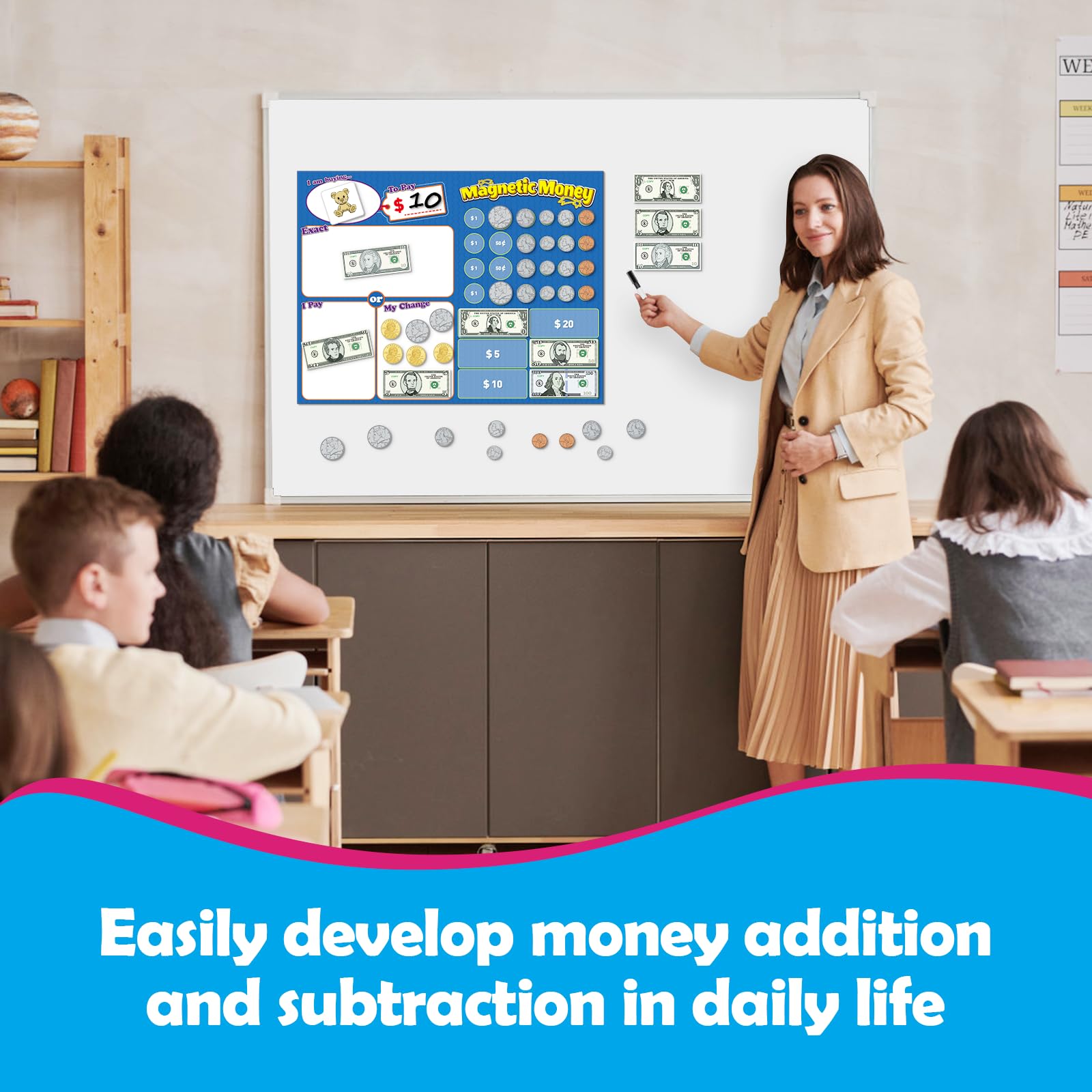 KASFALCI homeschool learning kit for money concepts
