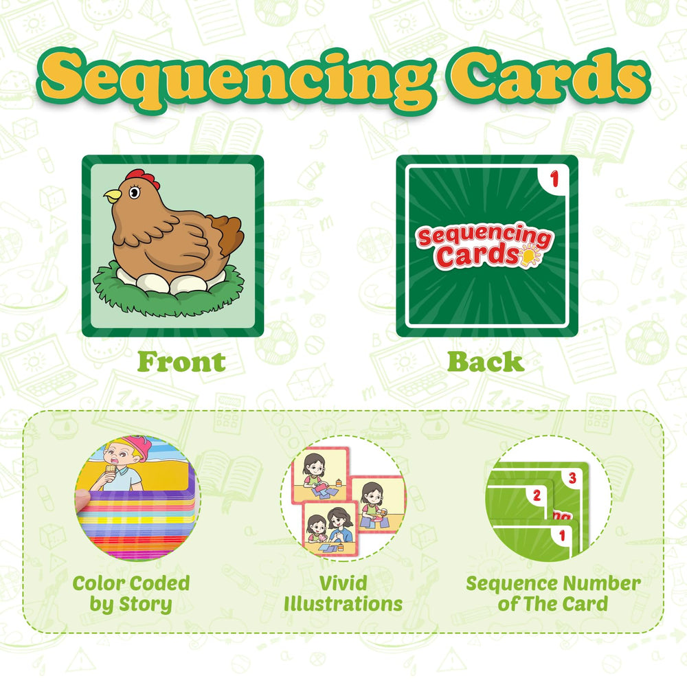 KASFALCI cards support speech therapy games, building vocabulary and sentences.