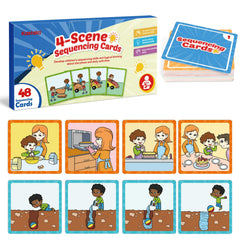 Kasfalci Sequencing Cards with detailed illustrations spark storytelling and visual learning.