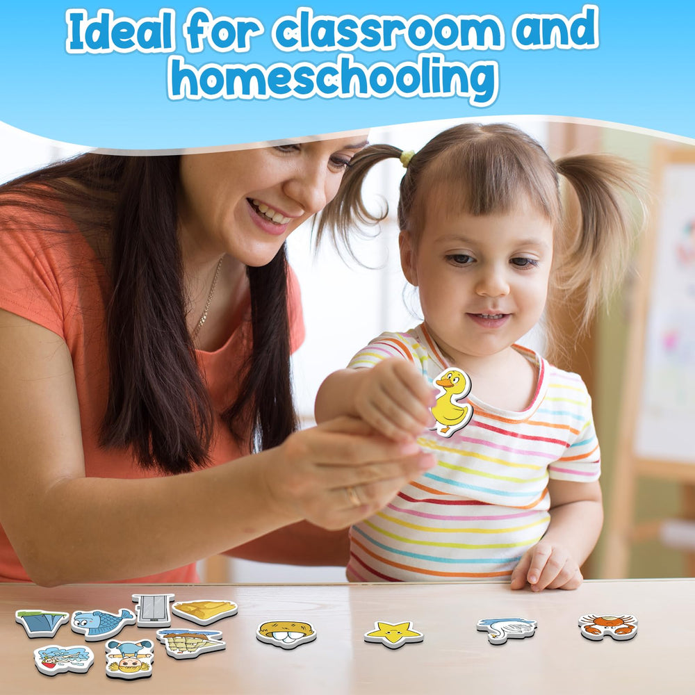 Kasfalci magnets as therapy-inspired learning tools for interactive play.