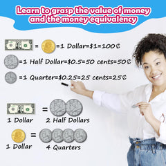 KASFALCI store‑play scene showing pretend cash transactions
