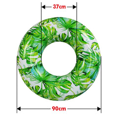 KASIYLUX adult pool float outer ring provides 36-inch lounging space