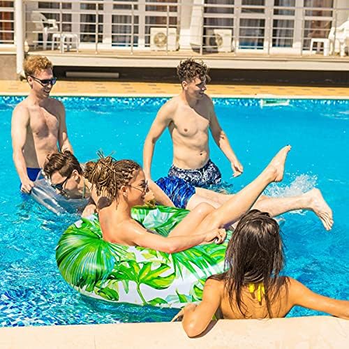 KASIYLUX inflatable pool ring inflates quickly for easy setup