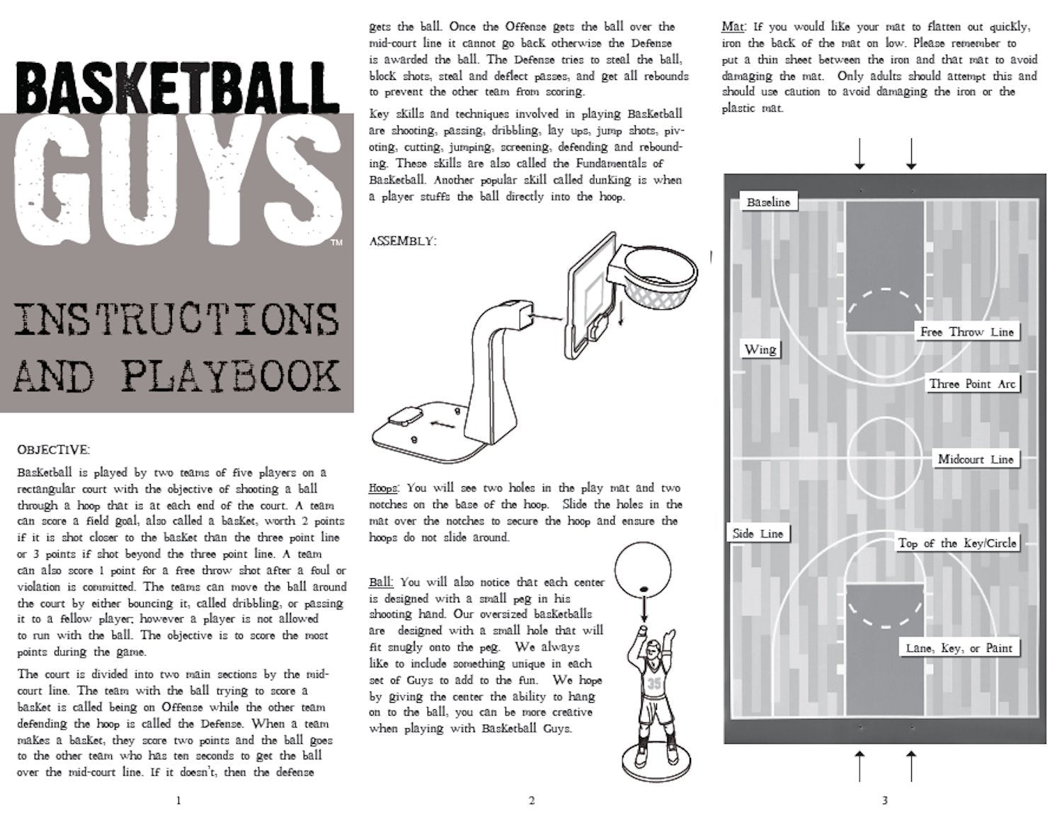 Kaskey Kids instruction booklet offers quick game ideas and rules