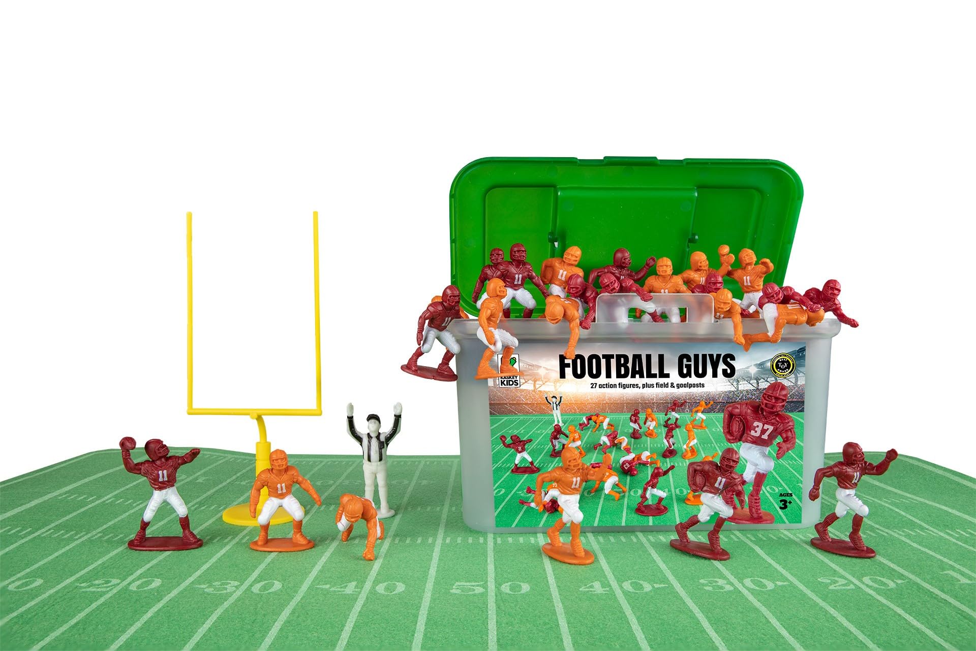 Kaskey Kids Football Guys maroon-orange set for imaginative play