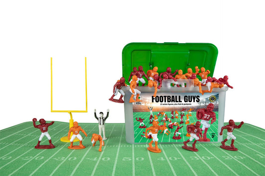Kaskey Kids Football Guys maroon-orange set for imaginative play