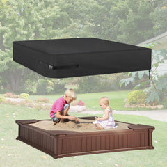 Kasla Sandbox Cover easy on/off design for quick setup.